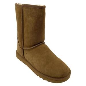 Mykos Women's Kora Mid Calf Boots Chestnut - Medium